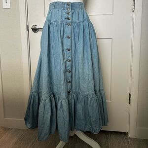 Liz Wear denim cotton skirt